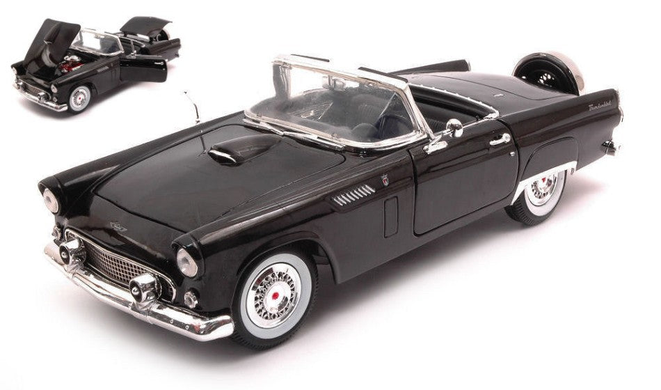 FORD THUNDERBIRD CONVERTIBLE 1956 BLACK 1:18 - MotorMax - MTM73173BK