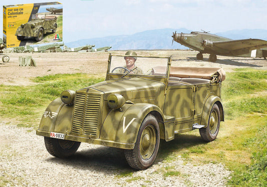 FIAT 508 CM COLONIALE WITH CREW KIT 1:35 - Italeri - IT6550
