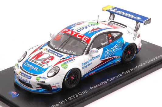 PORSCHE 911 GT3 N.36 CUP AUSTRALIA CHAMPION 2020 COOPER MURRAY 1:43 - Spark Model - AS058