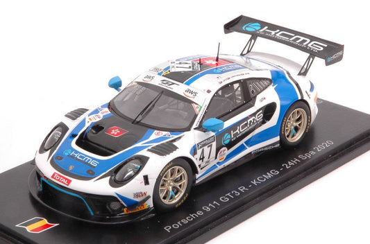 PORSCHE 911 GT3 N.47 24 H SPA 2020 LIETZ-CHRISTENSEN-ESTRE 1:43 - Spark Model - SB379