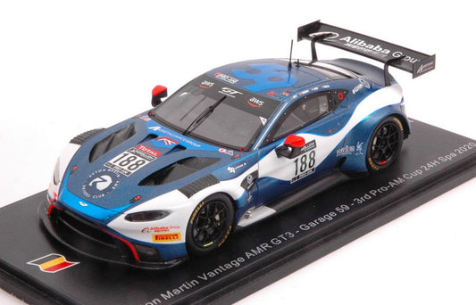 ASTON MARTIN VANTAGE GT3 N.188 3rd PRO-AM 24 H SPA 2020 WEST-ADAM-MARTIN - Spark Model - SB384