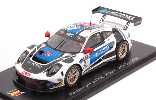 PORSCHE 911 GT3 N.21 24 H SPA 2020 BURDON-IMPERATORI-LIBERATI 1:43 - Spark Model - SB401