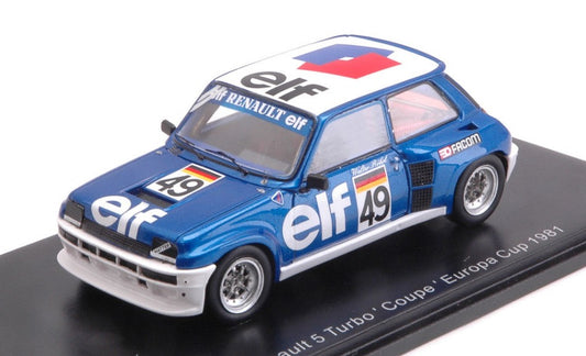RENAULT 5 TURBO N.49 EUROCUP 1981 WALTER ROHRL 1:43 - Spark Model - S6022