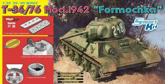 T-34/76 MOD.1942 FOMOCHKA KIT 1:35 - Dragon - D6401
