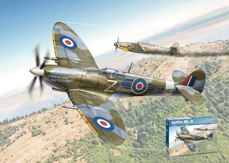 SPITFIRE MK.IX KIT 1:48 - Italeri - IT2804