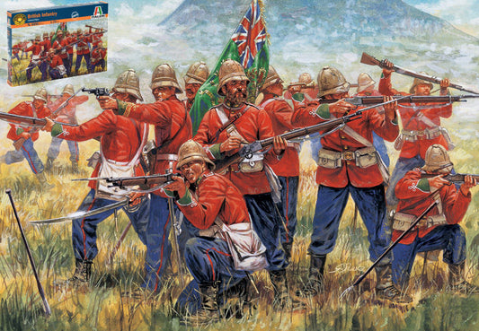 ZULU WAR BRITISH INFANTRY KIT 1:72 - Italeri - IT6050