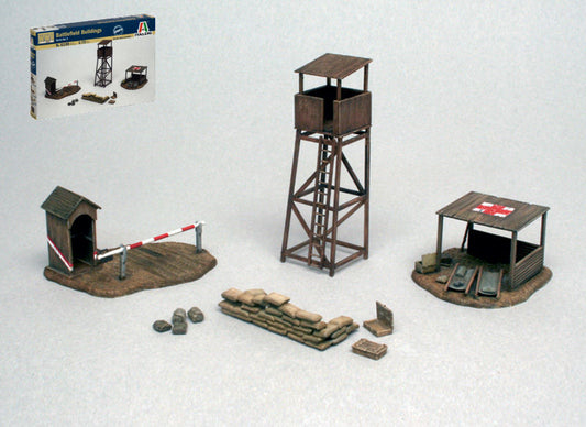 BATTLEFIELD BUILDINGS KIT 1:72 - Italeri - IT6130