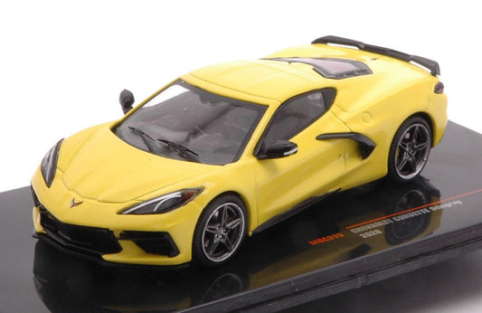 CHEVROLET CORVETTE C8 2020 YELLOW 1:43 - Ixo Model - MOC315