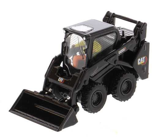 CAT 242D3 SKID STEER LOADER BLACK EDITION 1:50 - Diecast Master - DM85676BK