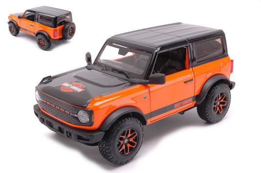FORD BRONCO CUSTOM 2021 HARLEY DAVIDSON 1:24 - Maisto - MI32272