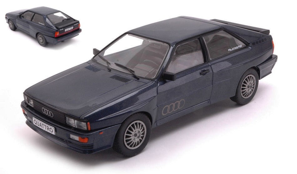 AUDI QUATTRO METALLIC DARK BLUE 1:24 - Whitebox - WB124102
