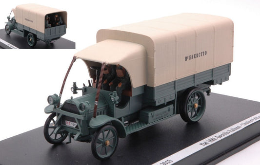 FIAT 18 BL AUTOCARRO MILITARE 1915 100° ANNIV.1° GUERRA + 4 FIGURE 1:43 - Rio - RI1915-1D