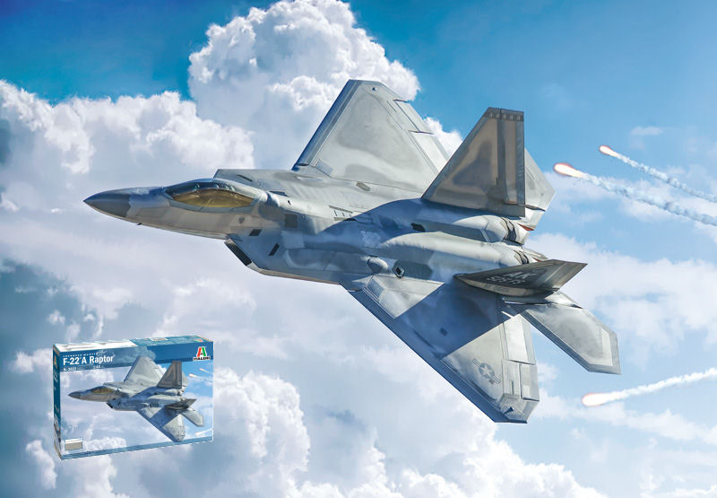 F-22A RAPTOR KIT 1:48 - Italeri - IT2822