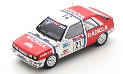 RENAULT 11 N.21 TOUR DE CORSE RALLY DE FRANCE 1987 ROUBY-MARTIN 1:43 - Spark Model - SF146