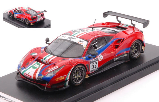 FERRARI 488 GT3 EVO N.52 24H SPA 2020 HOMMERS./MACH./BERTOL./SERRA 1:43 - Looksmart - LSRC088