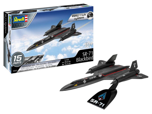 SR-71 BLACKBIRD (EASY-CLICK SYSTEM) KIT 1:110 - Revell - RV03652