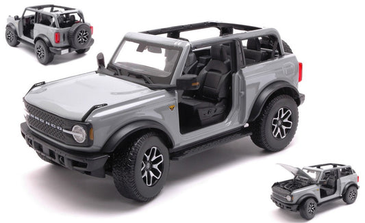 FORD BRONCO 2021 MOUSE GREY 1:18 - Maisto - MI31457G
