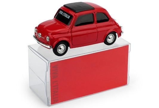 FIAT 500 ROSSO BANDIERA ITALIANA 1:43 - Brumm - BMBR020