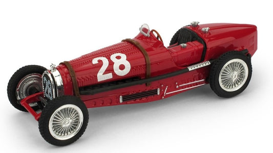 BUGATTI TIPO 59 TAZIO NUVOLARI 1934 N.28 3rd MONACO GP 1:43 - Brumm - BM0174
