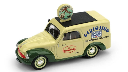 FIAT 500B FURGONE 1950 CERTOSINO GALBANI 1:43 - Brumm - BM0554B