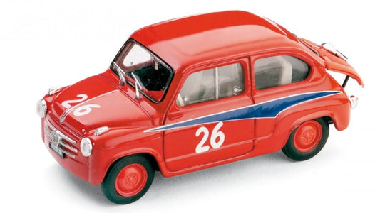 FIAT ABARTH 750 N.26 1st GT750 MILLE MIGLIA  1955 DOMENICO OGNA 1:43 - Brumm - BM0304
