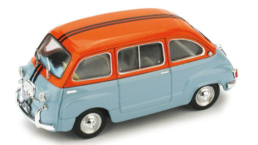 FIAT 600 MULTIPLA DAL FILM "OPERAZIONE S.GENNARO" 1966 TARGA NAPOLI 1:43 - Brumm - BM0469