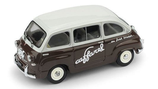 FIAT 600 MULTIPLA CIOCCOLATO CAFFAREL 1956 1:43 - Brumm - BM0595