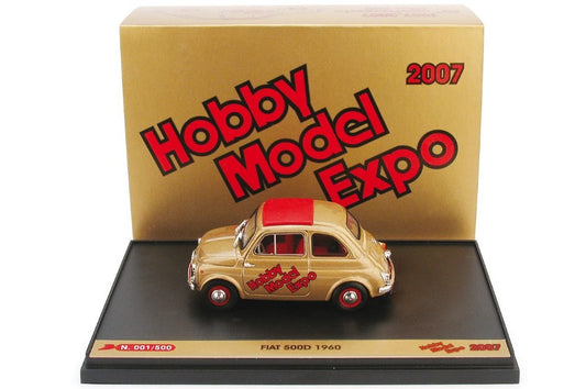 FIAT 500 D HOBBY MODEL EXPO 2007 1:43 - Brumm - BMS0717