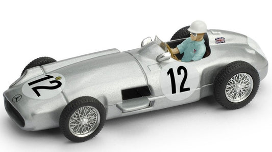 MERCEDES S.MOSS 1955 N.12 WINNER BRITAIN GP 1:43 - Brumm - BM0072C-CH