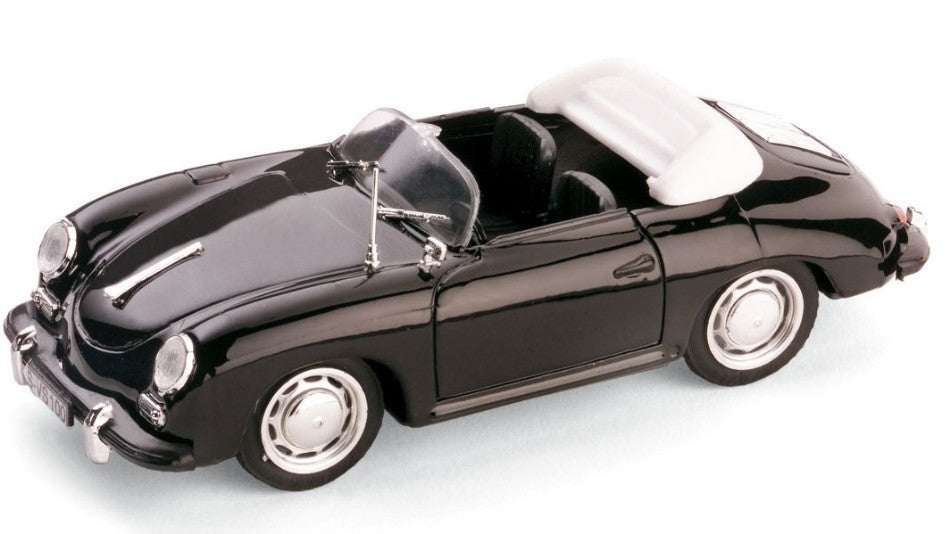 PORSCHE 356 C CABRIOLET 1963-65 NERO 1:43 - Brumm - BM0224