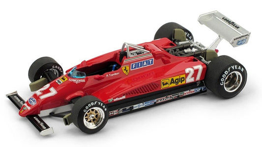 FERRARI 126 C2 PATRICK TAMBAY 1982 N.27 2nd ITALY GP 1:43 - Brumm - BM0287