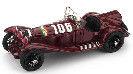ALFA ROMEO 2300 N.106 WINNER MM 1932 B.BORZACCHINI-A.BIGNAMI 1:43 - Brumm - BM0078