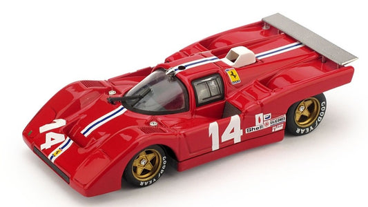 FERRARI 512 M N.14 WATKINS GLEN 1971 S.POSEY-R.BUCKNUM 1:43 - Brumm - BM0231