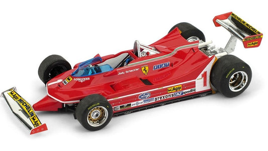 FERRARI 312 T5 JODY SCHECKTER 1980 N.1 ARGENTINA GP 1:43 - Brumm - BM0574