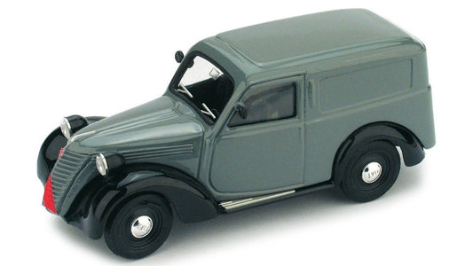 FIAT 1100 E FURGONE 1947-48  GRIGIO/NERO 1:43 - Brumm - BM0177-03