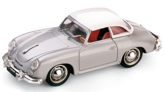 PORSCHE 356 HARD TOP 1952 ARGENTO 1:43 - Brumm - BM0314-02