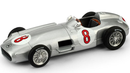 MERCEDES J.M.FANGIO 1955 N.8 WINNER DUTCH GP WORLD CHAMPION 1:43 - Brumm - BM0072