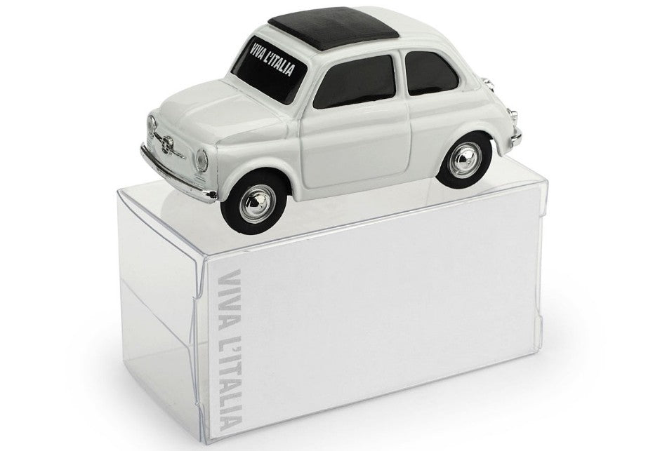 FIAT 500 BIANCO BANDIERA ITALIANA 1:43 - Brumm - BMBR019