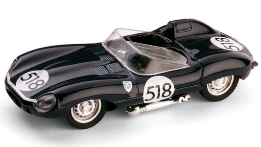 JAGUAR D TYPE N.518 (LOOS PETROL TANK) MM 1957 R.FLOCKHART 1:43 - Brumm - BM0146