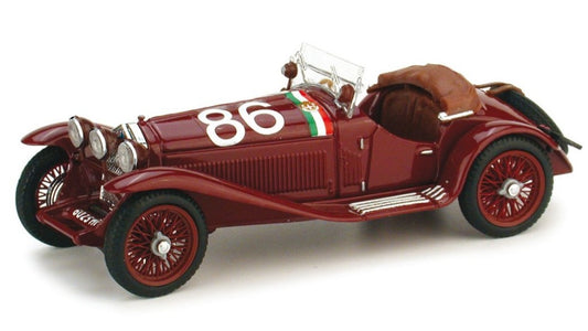 ALFA ROMEO 1750 GS N.86 2nd MILLE MIGLIA 1931 CAMPARI-MARINONI 1:43 - Brumm - BM0389B