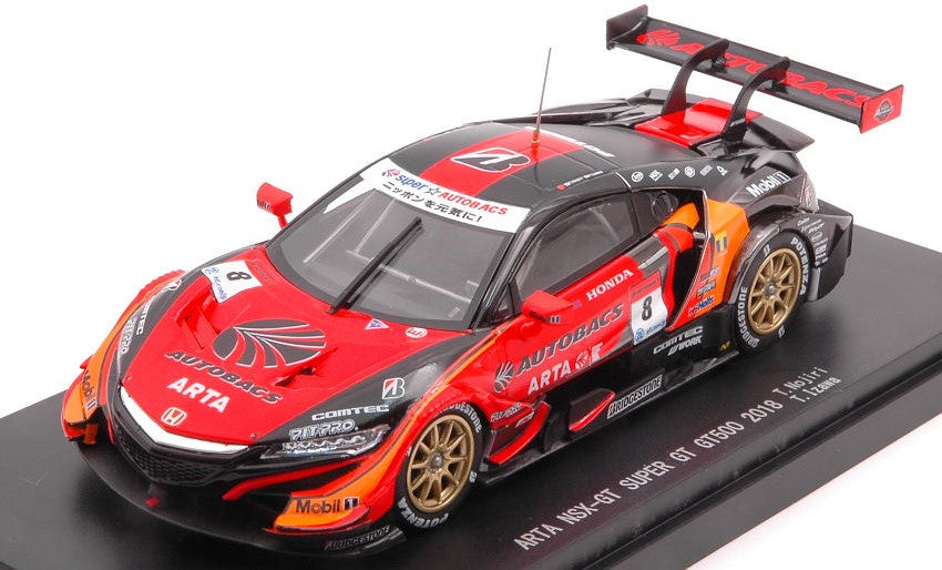 HONDA ARTA NSX GT N.8 3rd SUPER GT500 2018 T.NOJIRI-T.IZAWA 1:43 - Ebbro - EB45629