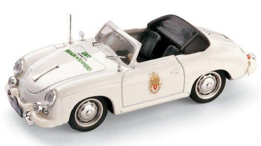 PORSCHE 356 CABRIOLET POLIZIA PORTOGHESE 1952 1:43 - Brumm - BM0198C