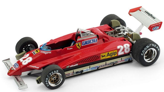 FERRARI 126 C2 DIDIER PIRONI 1982 N.28 WINNER SAN MARINO GP UPDATE 1:43 - Brumm - BM0268