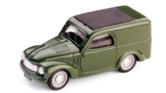 FIAT 500C FURGONCINO 1949 VERDE OLIVA 1:43 - Brumm - BM0051