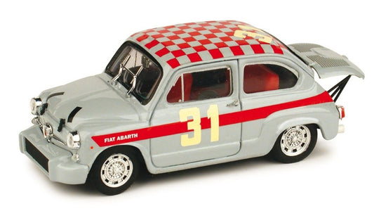 FIAT ABARTH 1000 N.31 CORSA UFFICIALE ABARTH 1966 LEO CELLA 1:43 - Brumm - BM0369C