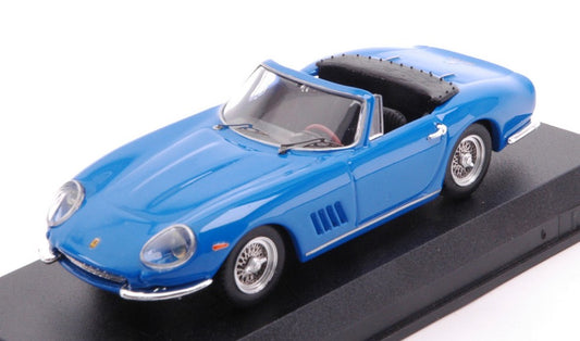 FERRARI 275 GTB SPYDER 1968 STEVE MC QUEEN BLUE 1:43 - Best Model - BT9343