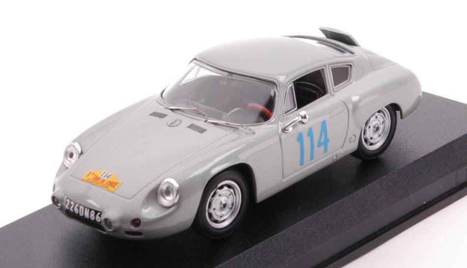 PORSCHE ABARTH N.114 TOUR DE CORSE 1960 BOUCHET-MAIRESSE 1:43 - Best Model - BT9373