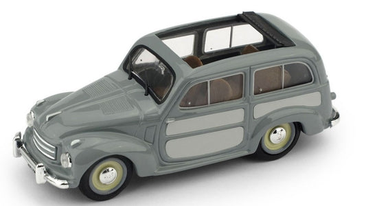 FIAT 500 C BELVEDERE APERTA 1951 GRIGIO 1:43 - Brumm - BM0028-03