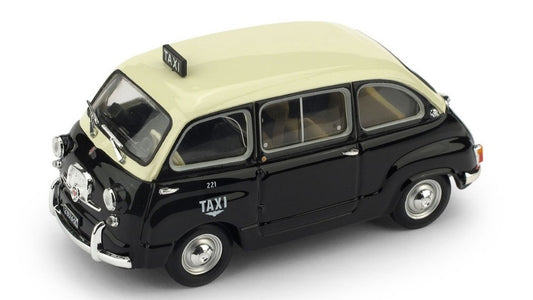 FIAT 600 MULTIPLA TAXI DI GENOVA 1:43 - Brumm - BM0481