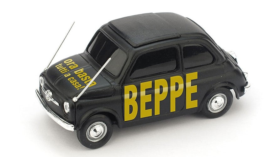 FIAT 500 BEPPE "ORA BASTA: TUTTI A CASA!" 1:43 - Brumm - BMBR027